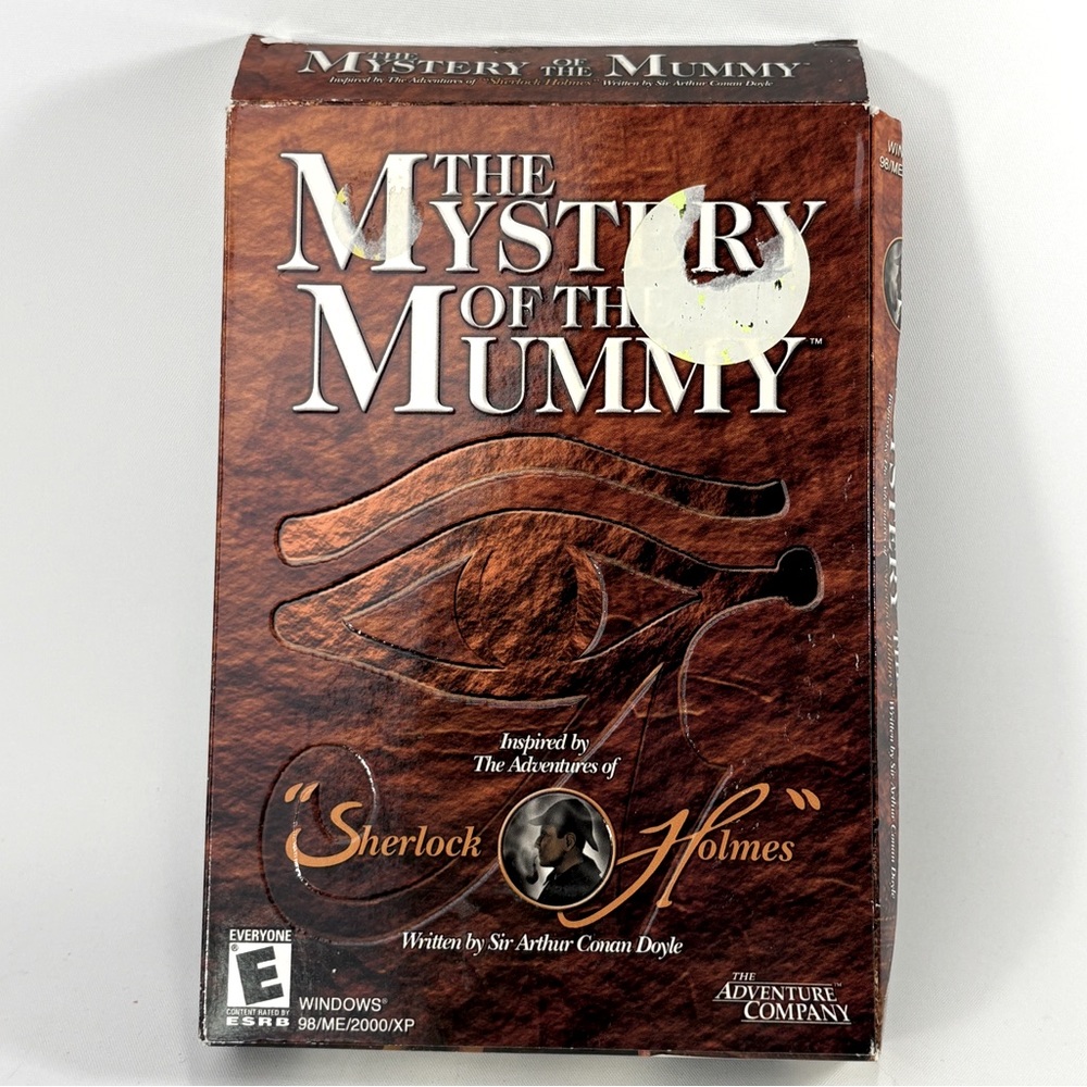 Sherlock Holmes: The Mystery Of The Mummy (PC, 2002, CD-ROM) Small Box Game